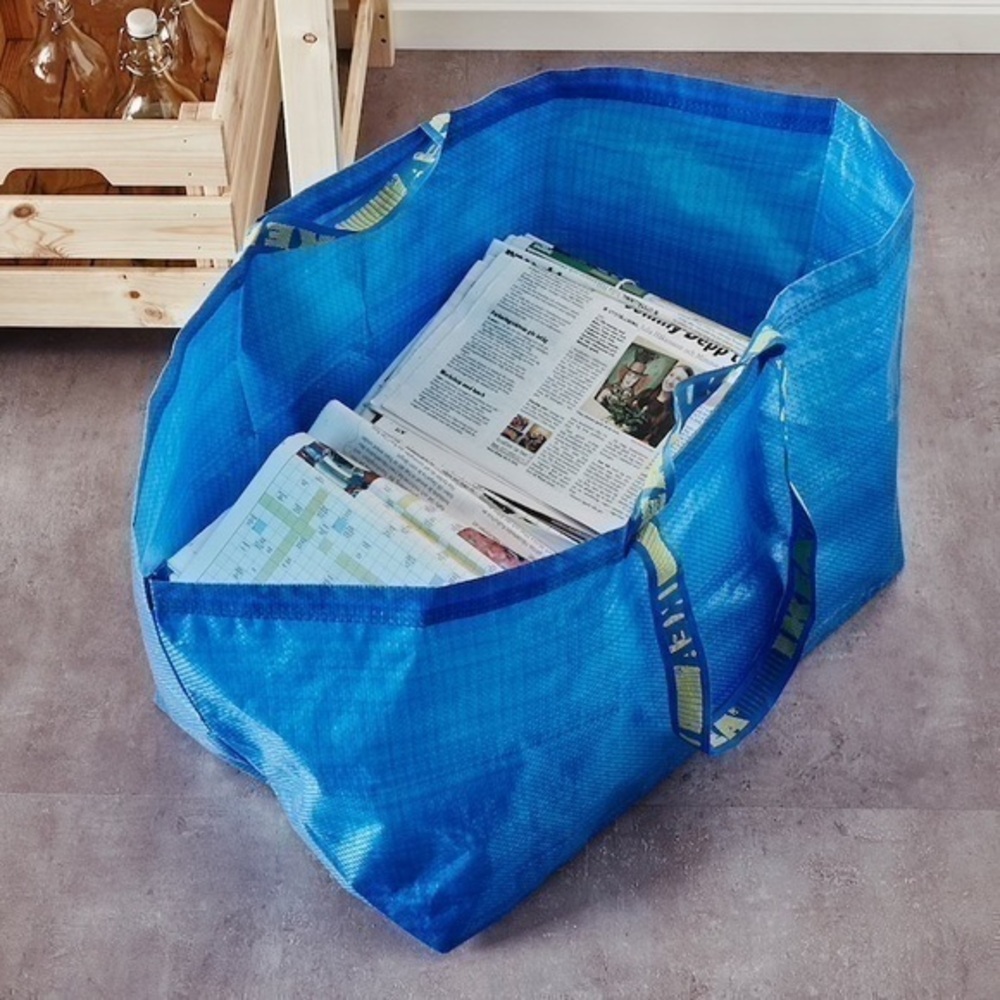 FRAKTA
Shopping bag, large, blue, 19 gallon, new